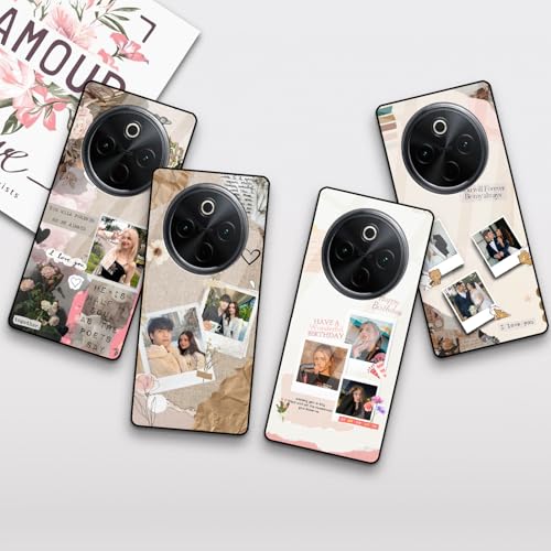 Image of COLORflow Back Cover Compatible with Vivo T4 5G / Y300 Pro 5G / iQOO Z10 5G | Photo Cover Customized | Shockproof TPU Bumper with Camera Protection Back Cover