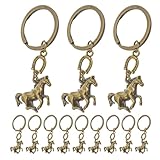 Cadeau idéal pour toutes les occasions : ce porte-clés animal est parfait comme cadeau de nouvel an ou pour une cowgirl, ce qui en fait un cadeau mignon, attentionné et polyvalent. porte-clés en métal, breloque pour portefeuille, porte-clés pour le nouvel an