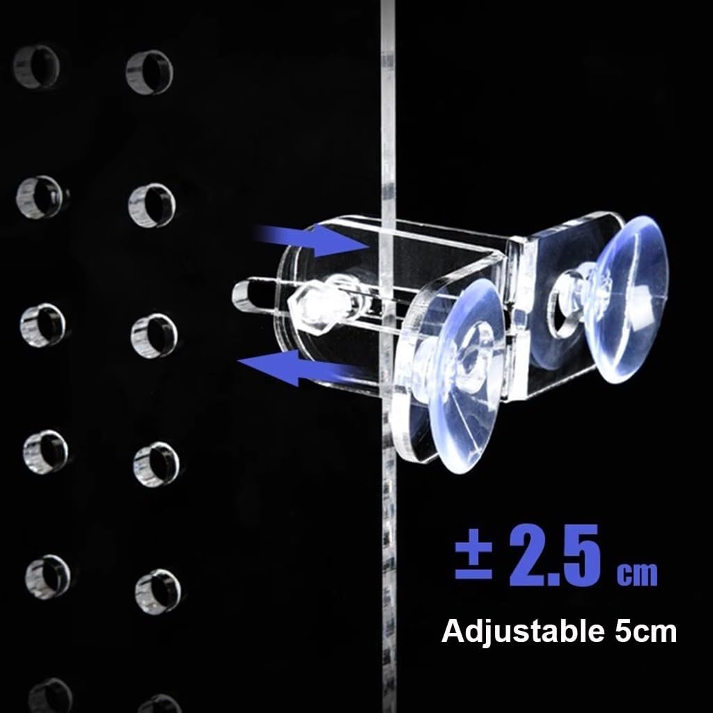 Aquarium Fish Tank Divider, Fish Tank Divider Acrylic Aquarium Divider Kit with Suction Cups Fish Separator Transparent Plate, 4 Styles to Choose from