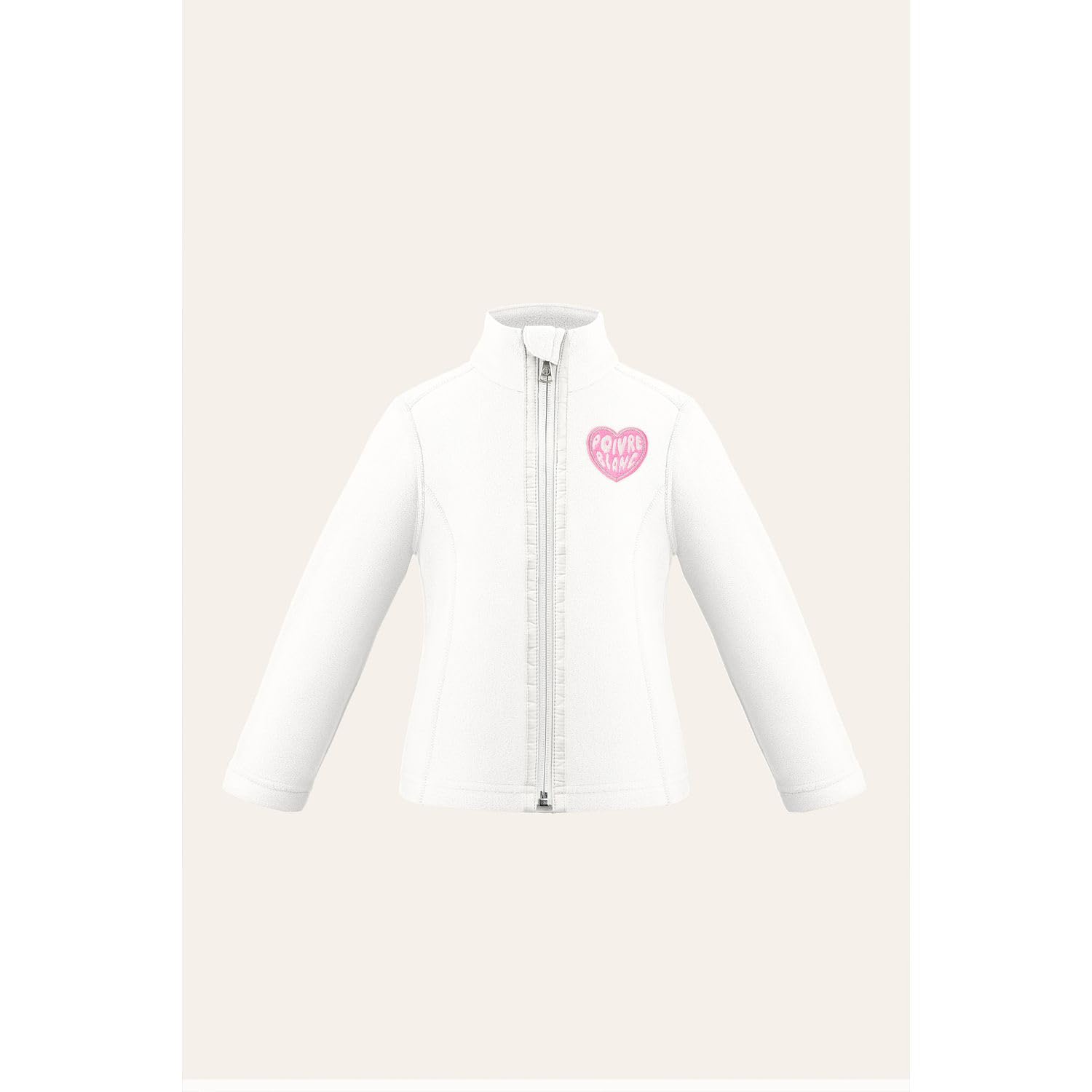Pimienta Blanca - Chaqueta polar Micro Fleece Jacket 1500 White Girl - Blanco