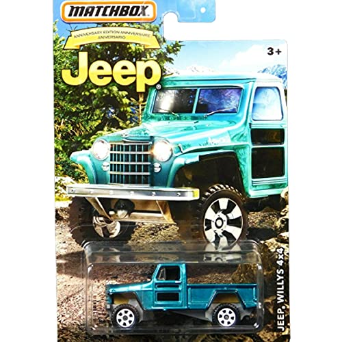 Matchbox Jeep Willys 4x4 Jeep 75th Anniversary Edition 2016 Long Card