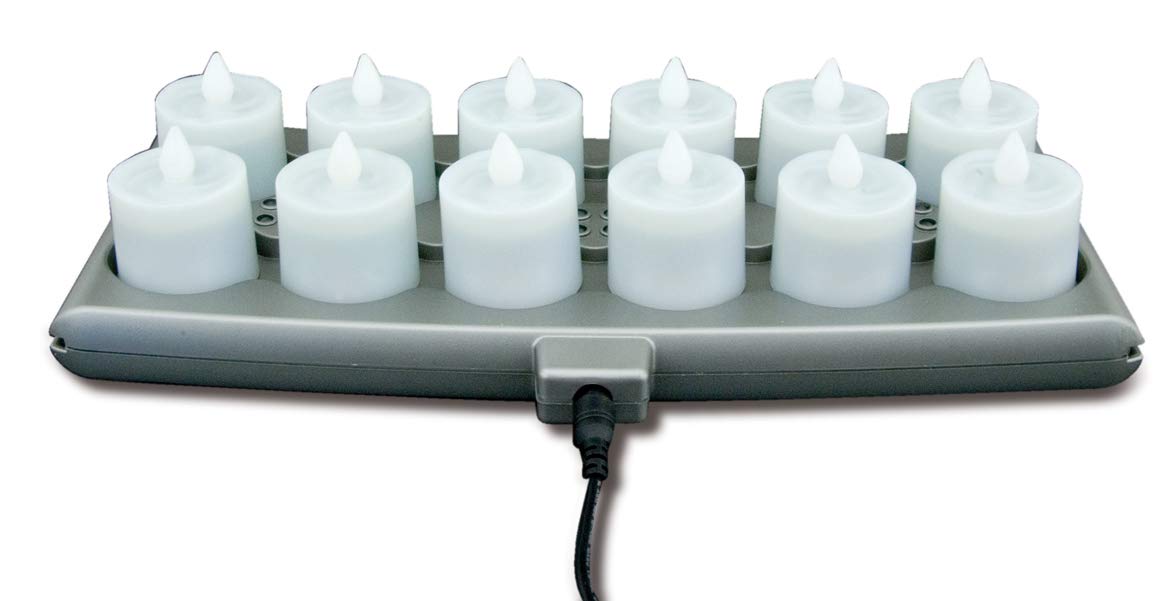 Amazon.com: Hollowick® Platinum+™ Flameless Rechargeable Set: (12