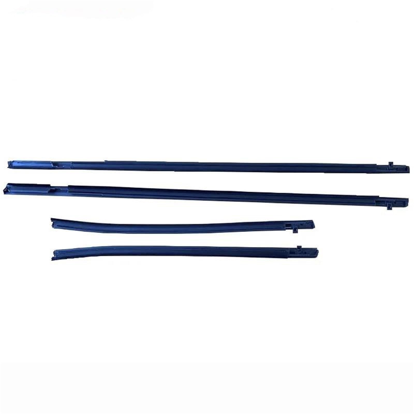 Youzka One Color For Fit For Jazz 2003-2008 Rubber Weatherstrip Window Seal Door Belt Weather Strip Outer Molding Trim Rain Proof