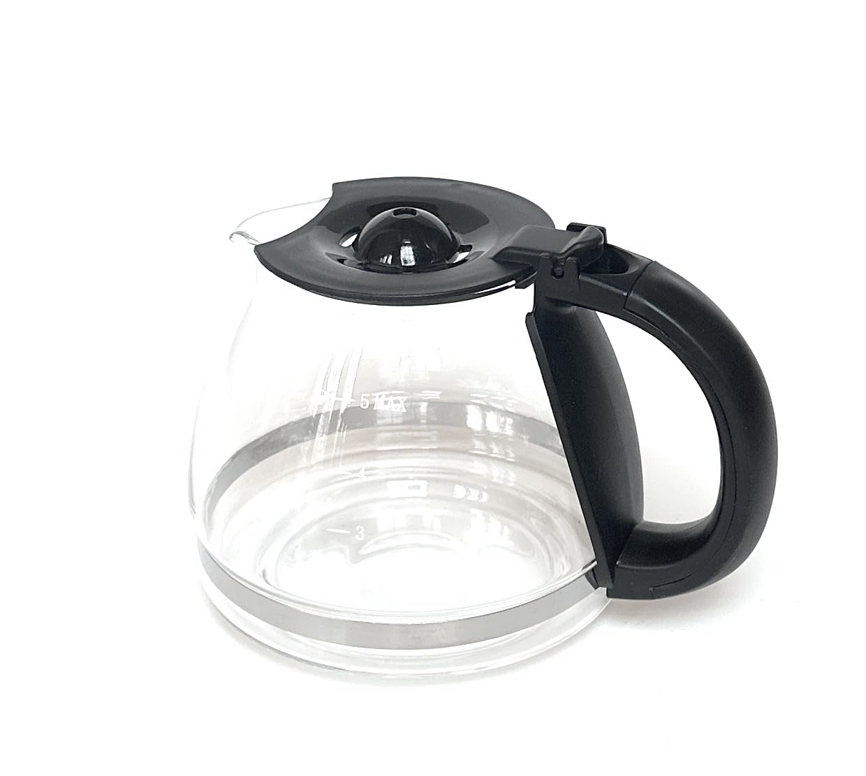 5 cup glass carafe pot ONLY Compatible with Amazon Basics 5-Cup Coffee Maker CM4008C-UL