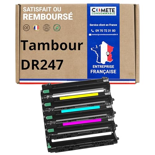 4 Tambours Compatibles Brother DR 247 DR247 MFC-9330CDW DCP-9020CDW HL-3140CW