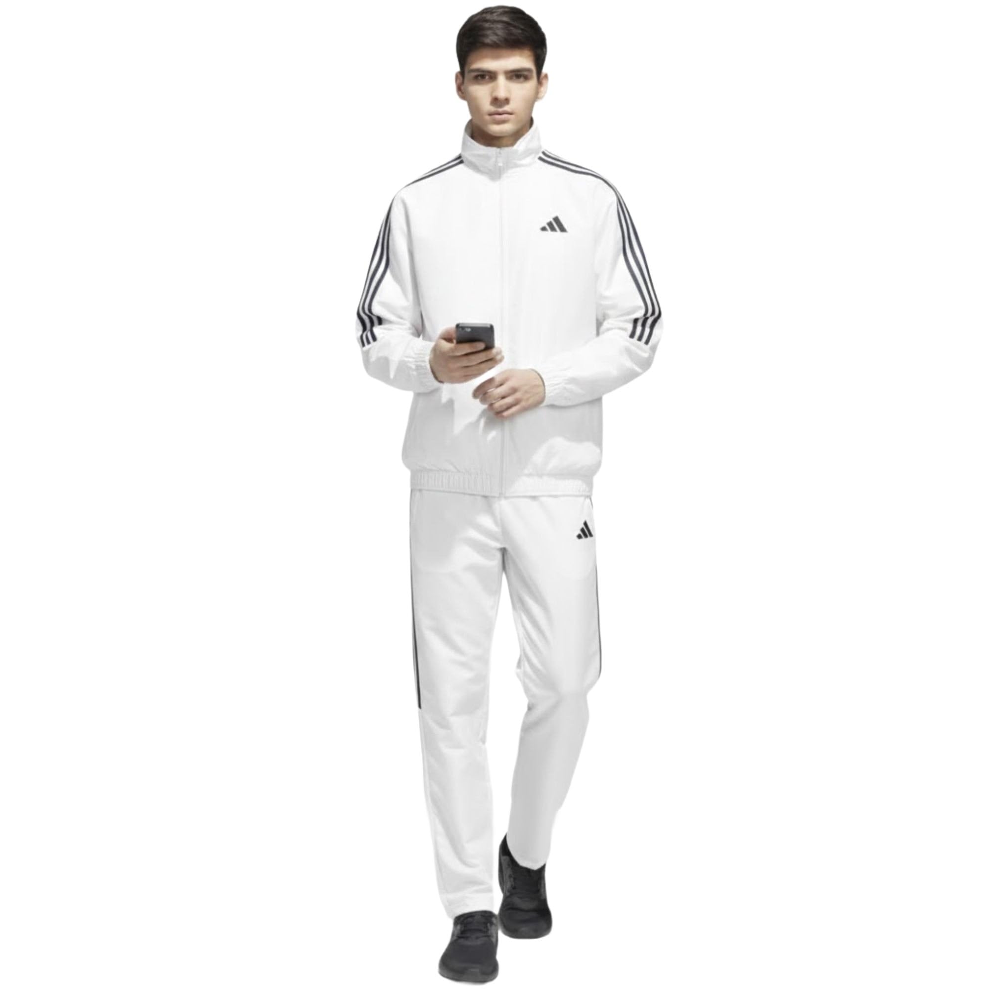 adidas MENS WHITE TRACKSUIT (IN, Alpha, L, Regular, White)-picture-38