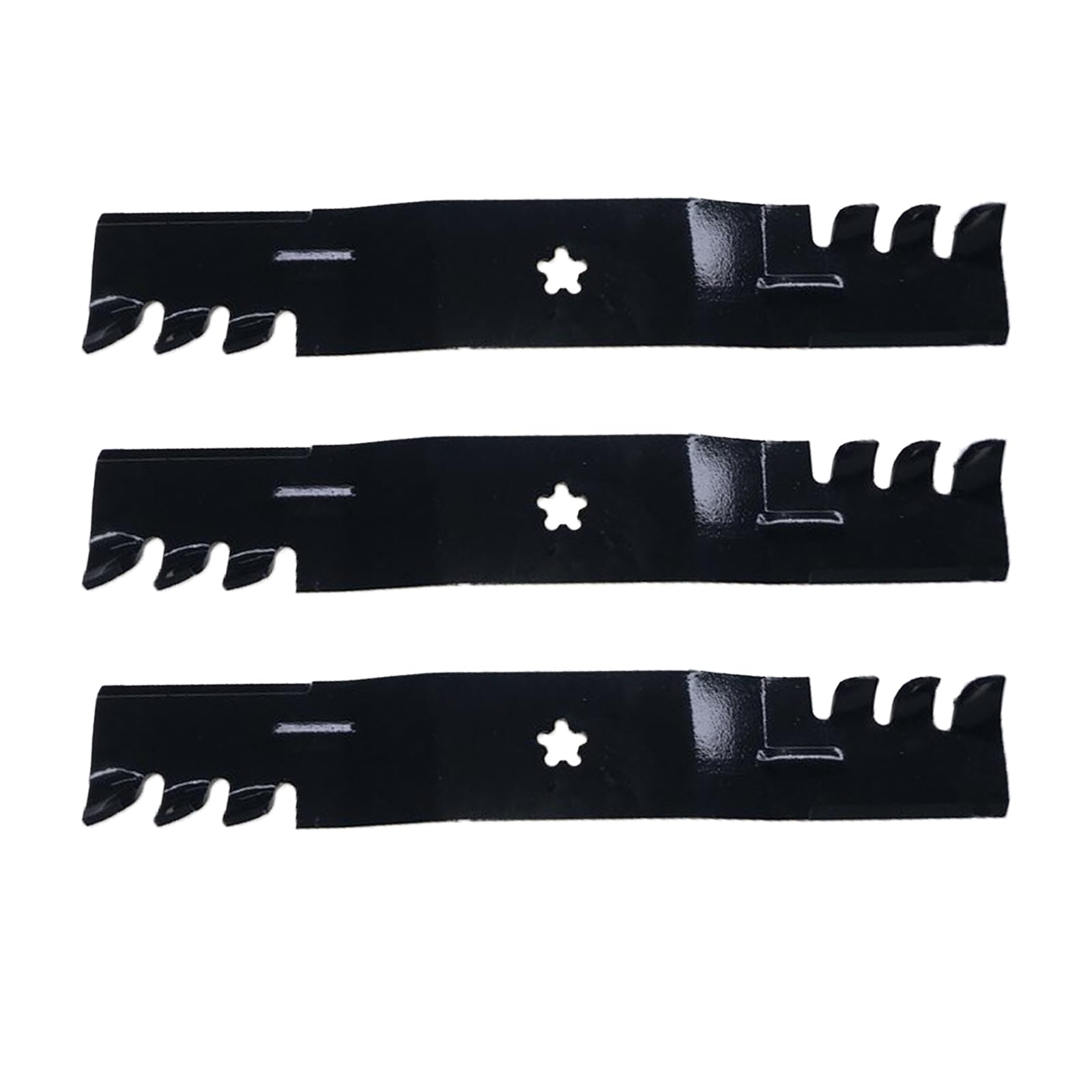 3 Pack 532187255 561738XB Mulching Blades for 54" Deck Compatible with Craftsman Husqvarna Poulan Lawn Mower, 187255, 24541, 187254, 532187256,