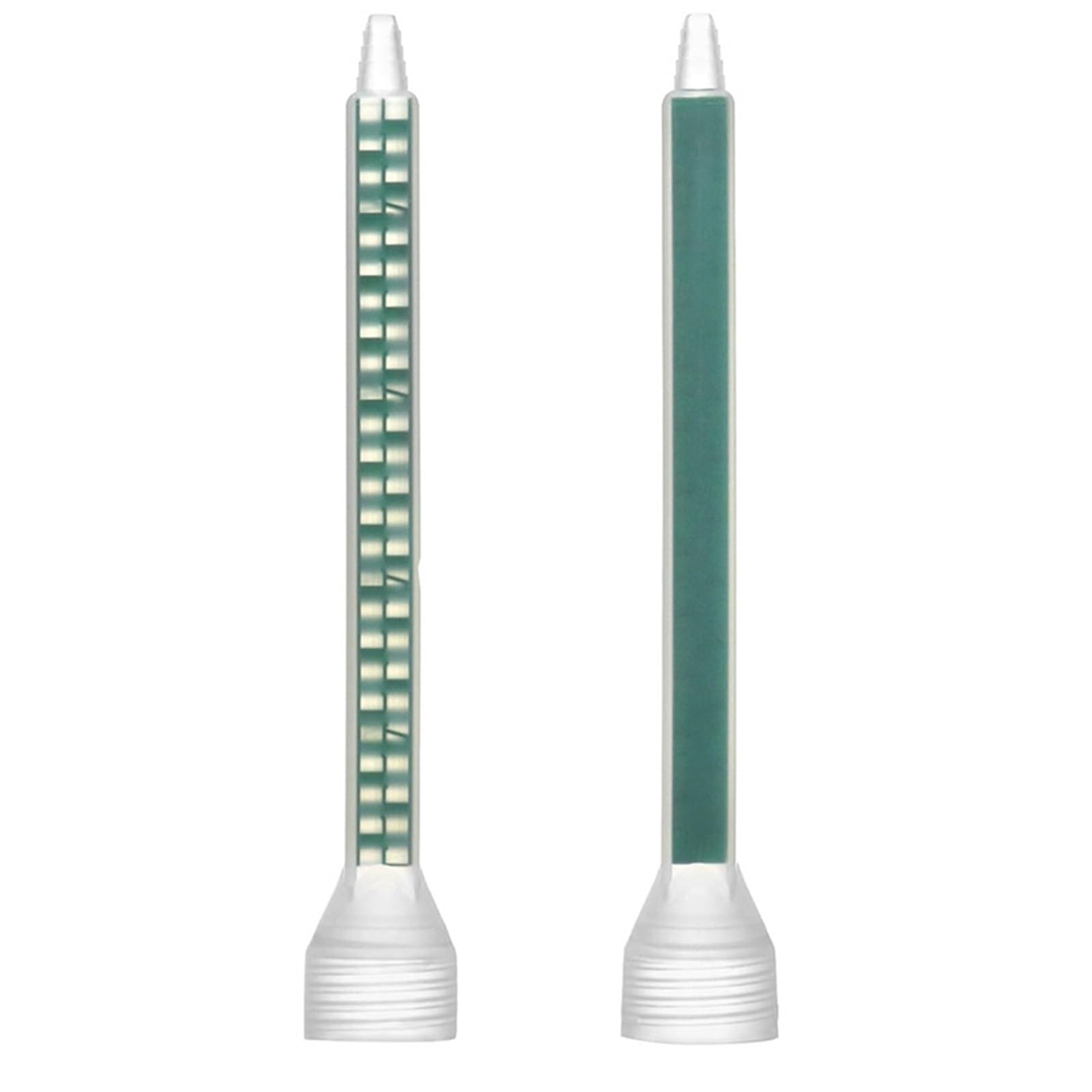 Square Static Mixer Nozzle Tube Tip 20pcs Epoxy Mixing Nozzle Static Mixing Nozzle Tip for Adhesive Cartridges