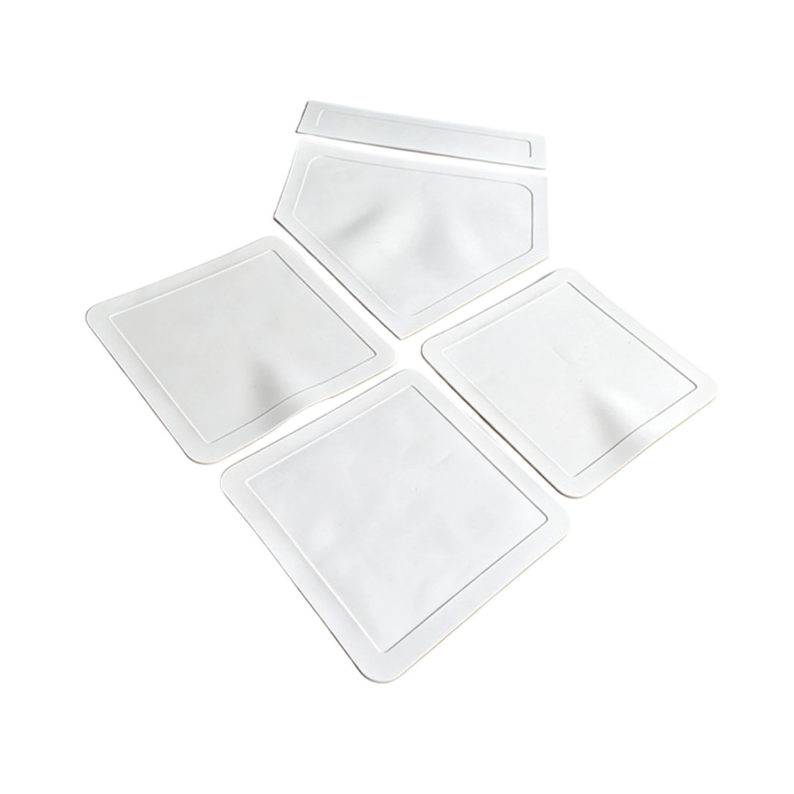 5 Stück Baseball Base Set mit Wurfbase Softball Basen Pitcher Platte Und Home Plate Aus Festem TPE Material für Kinder Erwachsene Übung Heimspiel