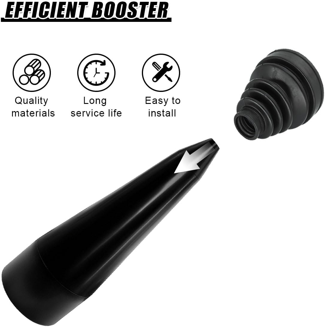 YoRise CV Boot Installation Cone Tool, Plastic Stretch CV Boot Expander Tool Replacement with Smooth Surface, Universal Automotive Repair Accessories for Axle Boots Stretching & Mounting (Black)
