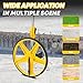 SILVEL 12 Inch Measuring Wheel, MAX9999FT Measuring Wheel in Feet and Inches, One key to Zero Rolling Tape Measuring Wheels, yellow