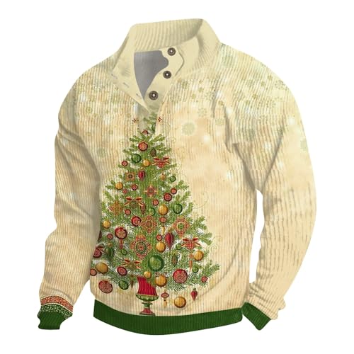 Weihnachtspullover Christbaum 29 Weihnachtspullover Christbaum Print Schneeflockenmuster Chicer Ugly...