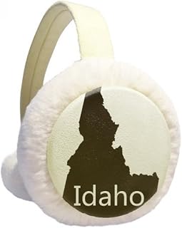 Idaho Protetor de orelhas de inverno com mapa dos Estados Unidos da América