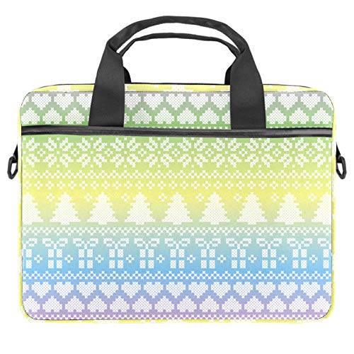 Porta ordenador de 13 y 14 pulgadas con estampado original de copos de nieve