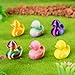 174PC MiNi 3D Printed Animal Set Including 3D Duck Frog Tortoise Bonsai Landscaping Embellishments Micromodels Car Center Console Decorations Garden Lawn Fun Decorations