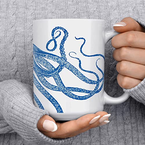 Taza de cerámica con diseño de pulpo 15oz miniatura 2