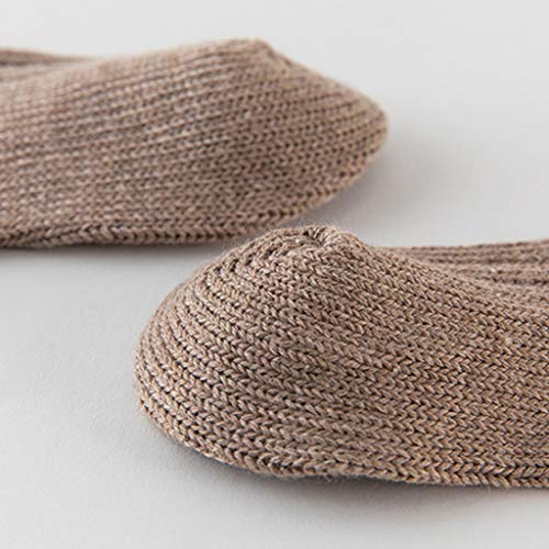 QUQUTWO Kids Girls Chunky Ribbed Knit Knee High Socks Solid Cute Velvet Bow Stockings Wine red2