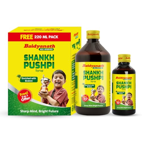 Image of Baidyanath Shankhapushpi Sharbat - 450 ml with Free Sharbat - 220 ml