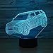 Produktbild 3D Illusion Lampe,Auto Modell 3D Led Tischlampe Home Partydecor 7 Farben Ändern Nachtlicht Baby Nachttischlampe Schlaf Beleuchtung Bluetooth Lautsprecher Lampe