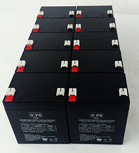 SPS12v 5Ah APC RBC117 UPS Replacement Battery Brand (10 Pack)