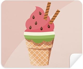 Biscuits Watermelon Cones Ice Cleaning Cloth Screen Cleaner 2pcs Suede Fabric