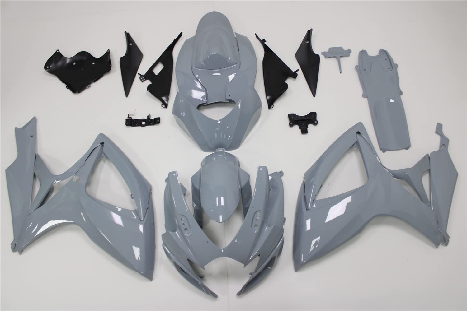 NF Nardo Gray Fairing Fit for Suzuki 2006 2007 GSXR 600/750 GSX-R 600 750 Injection Molded ABS Plastics New Bodywork Bodyframe 06 07 NGY