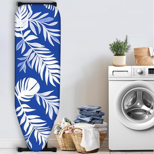 Image of Nuxovilar Tropical Leaves Ironing Board Cover 15x54 Polyester