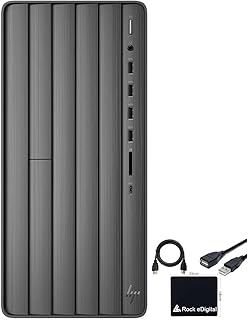 2022 HP Envy Desktop Intel 10th Octa-Core i7-10700F 32GB RAM DDR4 512GB NVMe SSD 1TB HDD NVIDIA GeForce GTX 1650 Super 4GB GDDR6 DP HDMI DVI WiFi AC BT USB-C RJ-45 Windows 11 Pro w/RE Accessories