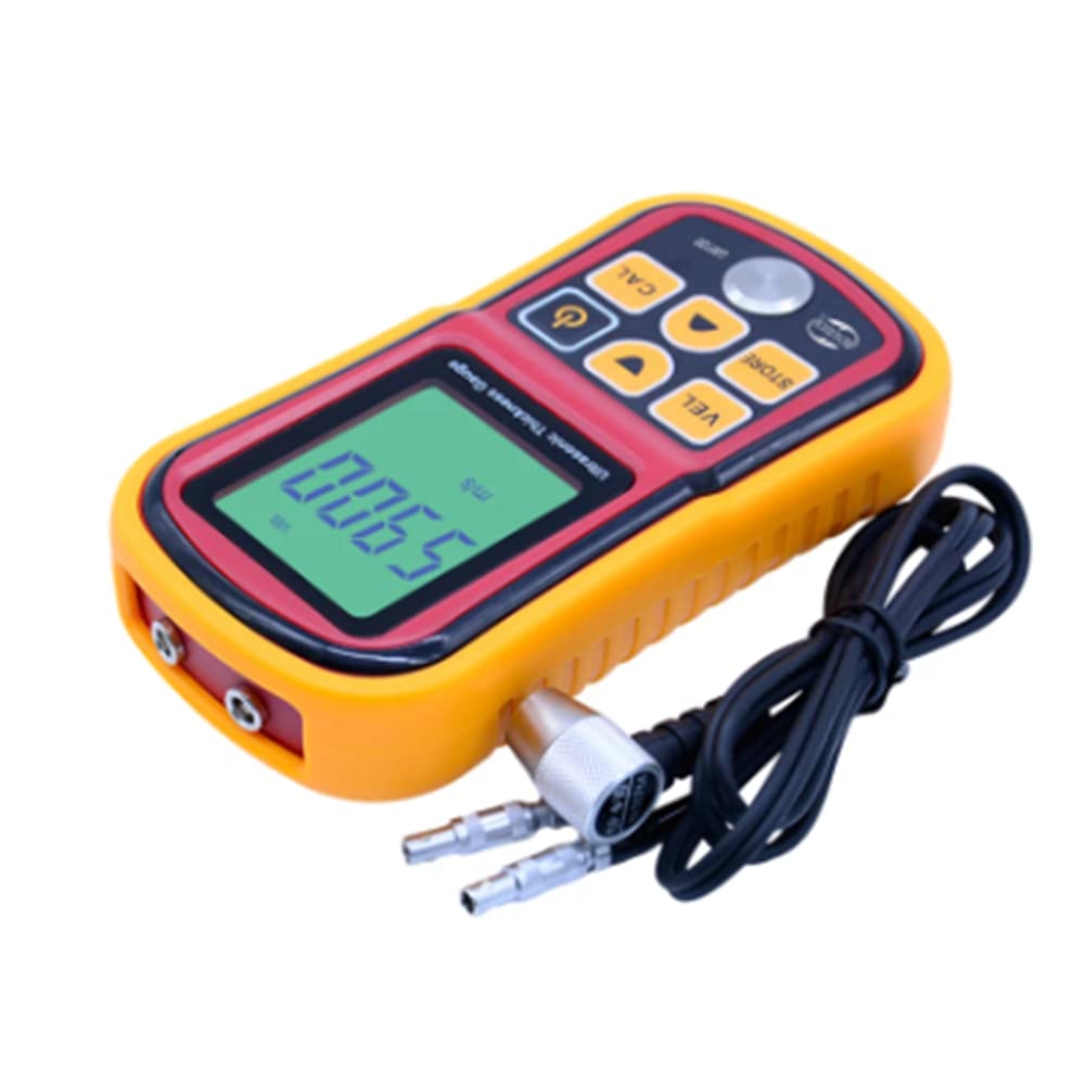Hundnsney Digital LCD Ultrasonic Thickness Meter Tester GM100 1.2-225mm(Steel) 0.1mm Resolution