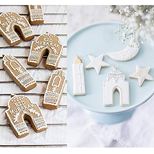 Aprildecember Ramadan Decoration Cookie Cutters Set, Eid Fondant Cake Baking Tools thumb #1