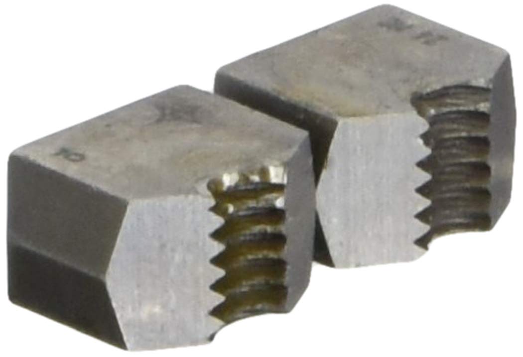 Greenfield Threading 423061 System Die, 10-24 A1, Carbon Steel, Uncoated (Bright) Coating, Right Cut, 2-Piece