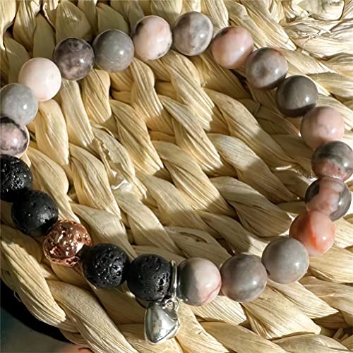 Image of Black and Pink Bracrlets The Love Between Sisters Beaded Bracelets Love Gifts for Women