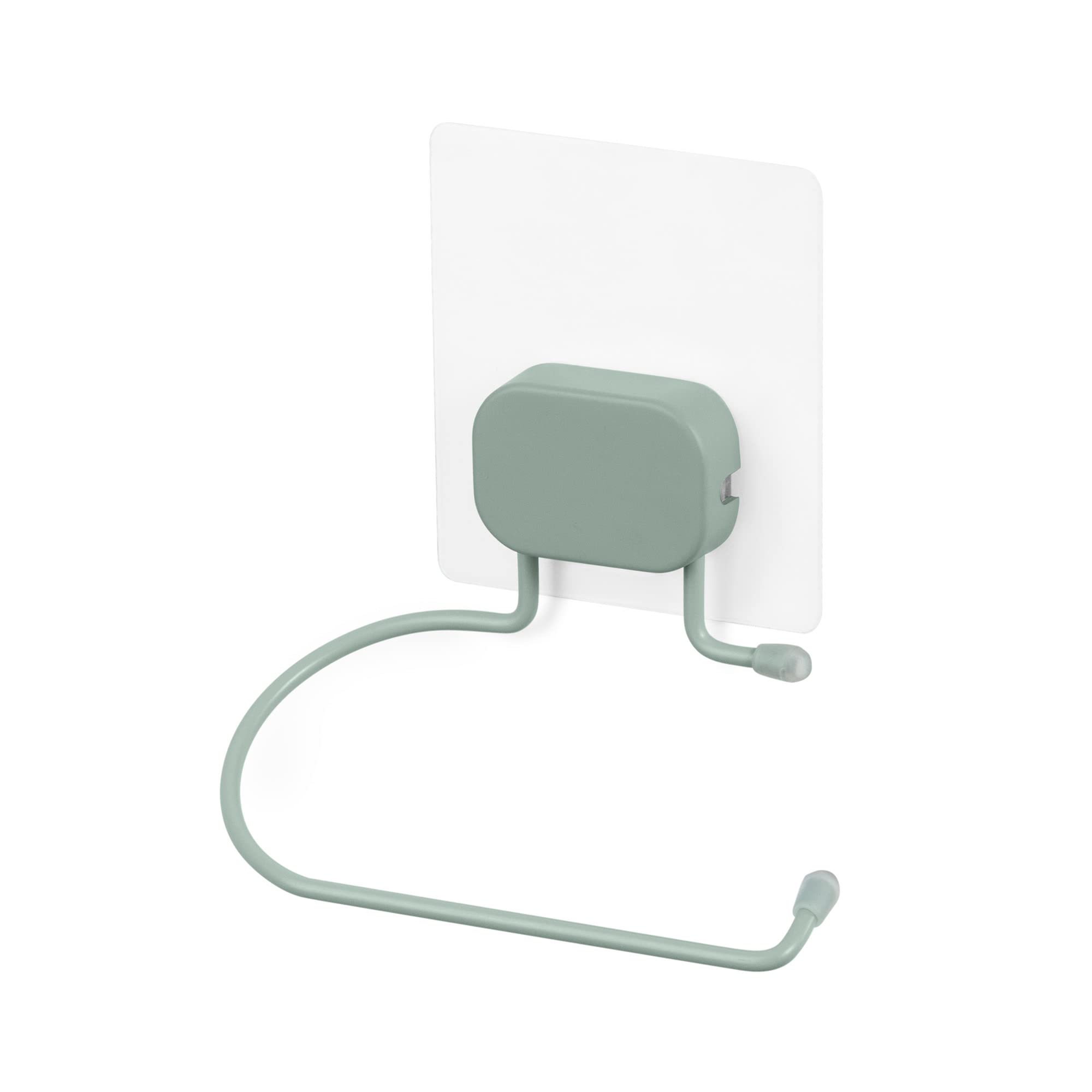 Compactor Bestlock Magic Portarotolo Montabile a Parete, Autoadesivo, Supporta Fino a 3kg, 13 x 9,5 x 9 cm, Gamma Grena, Verde, RAN10679