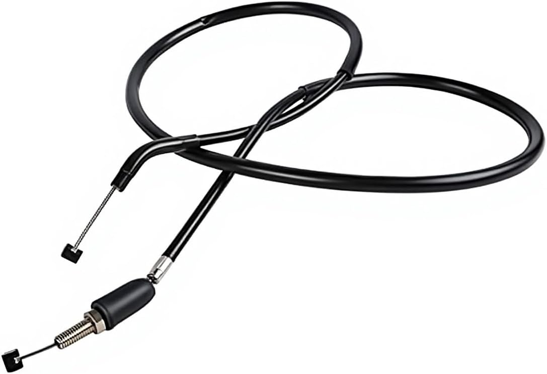 Motorcycle Clutch Cable for Suzuki GSXR1000 GSX-R1000, Black, 48.4in Total Length, 2005-2006 Replacement