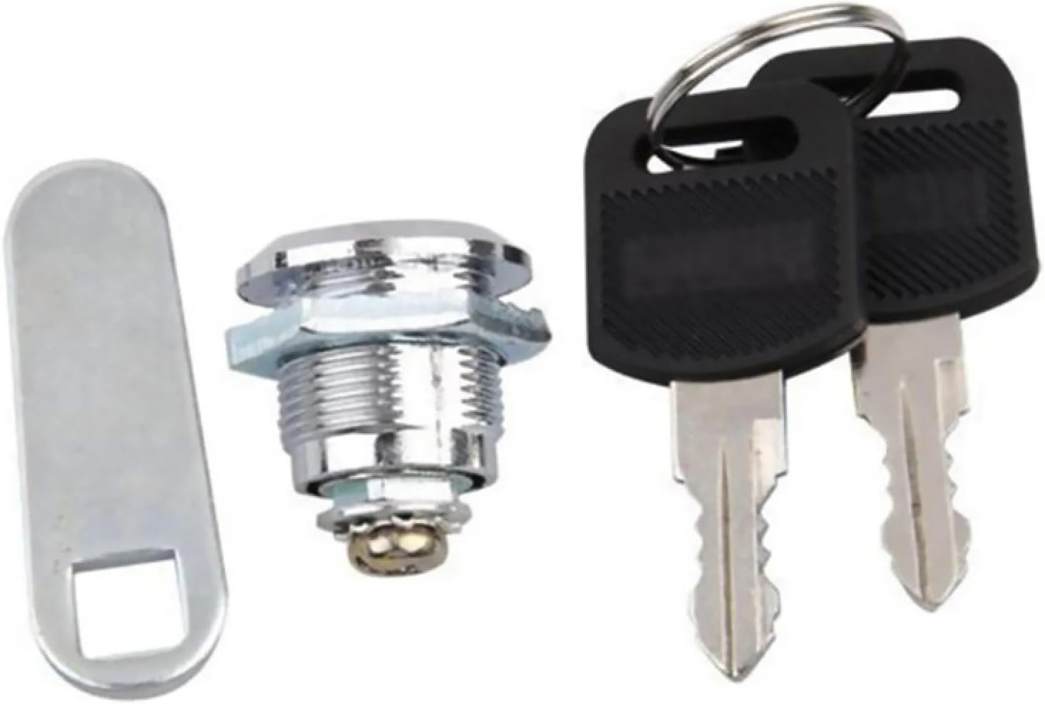 16mm Drawer Mail Box Locker Cam Lock Cupboard Door with 2 Key Furniture Hardware Accessories 1Pcs