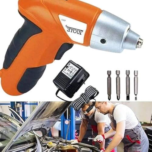 Furadeira Elétrica Parafusadeira Sem Fio 220rpm 100V/240V com Kit Maleta com 45 Peças