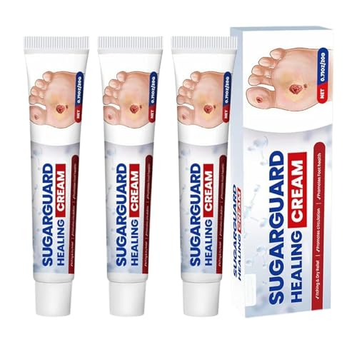 Cvreoz Sugar Guard Healing Cream, Healthy Feet Cream, Moisturizing & Soothing, Gentle Foot Care - Keep Feet Healthy (3Pcs, 1)