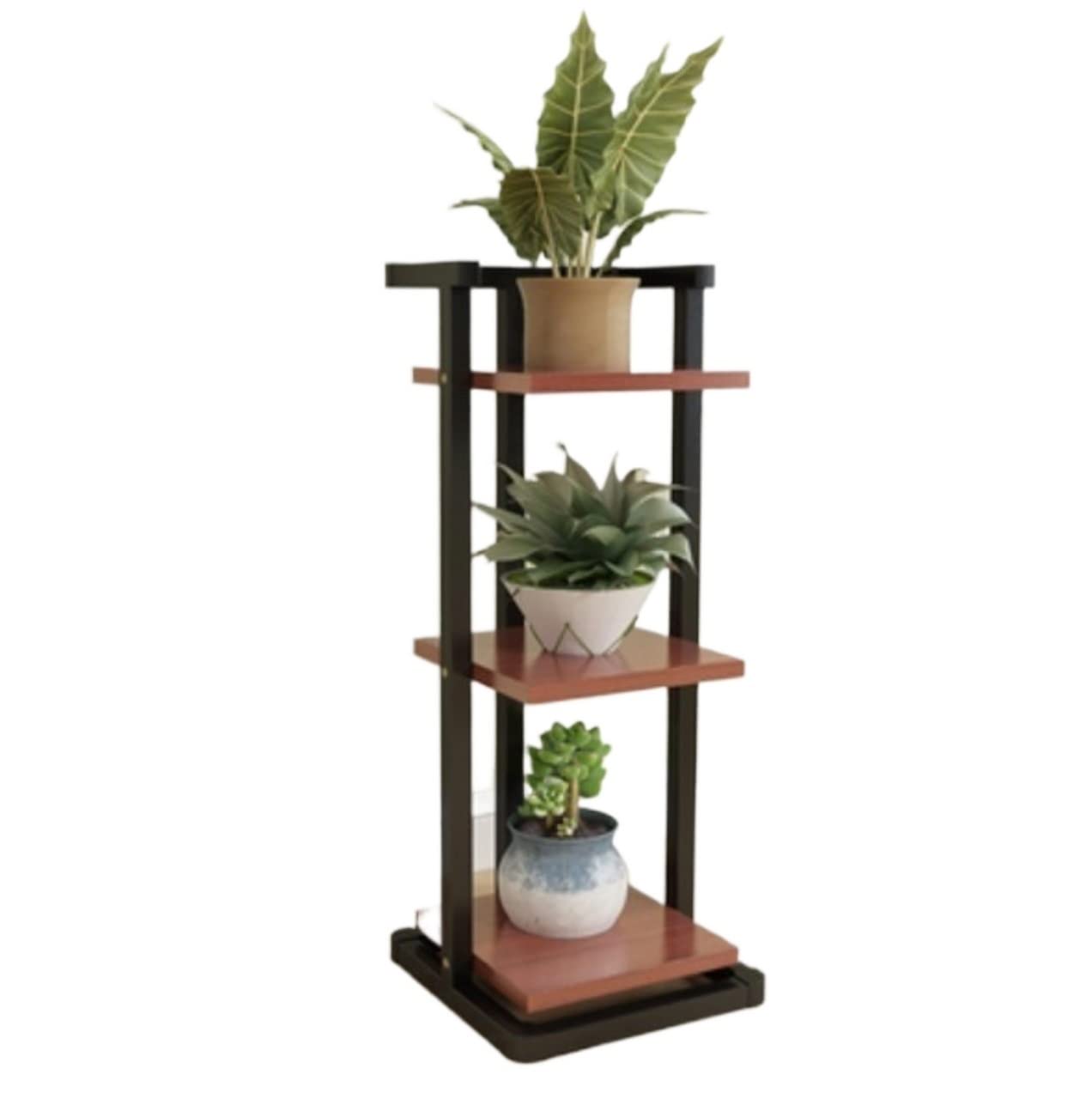 DFGHNBVC Plant Stand Plant Shelves Flower Holder Tiered Flower Shelf Metal Iron Plant Stand Freestanding Plant Display Rack For Outdoor Indoor Flower Stand Plant Shelf Plant Rack,D-75 * 30 * 30Cm