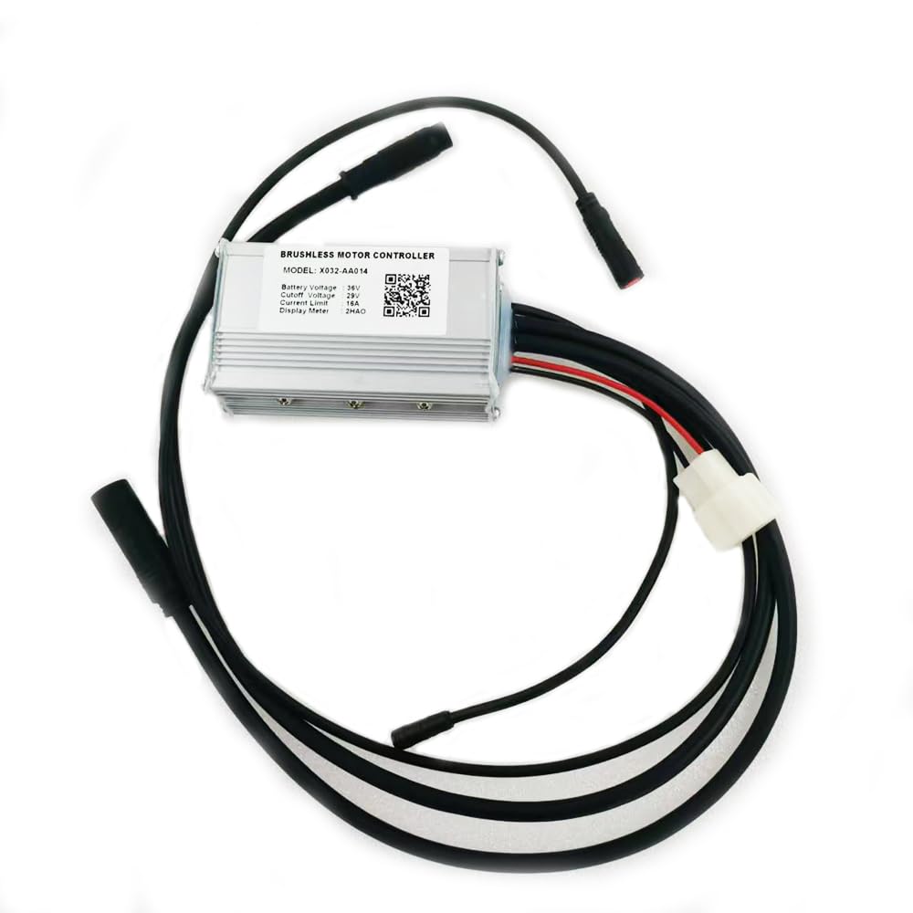 X032-AA014 Contrôleur de Vélo Électrique 36V 16A Contrôleur de Moteur sans Balais pour Vélo Electrique Scooter E-Bike Affichage 2HAO