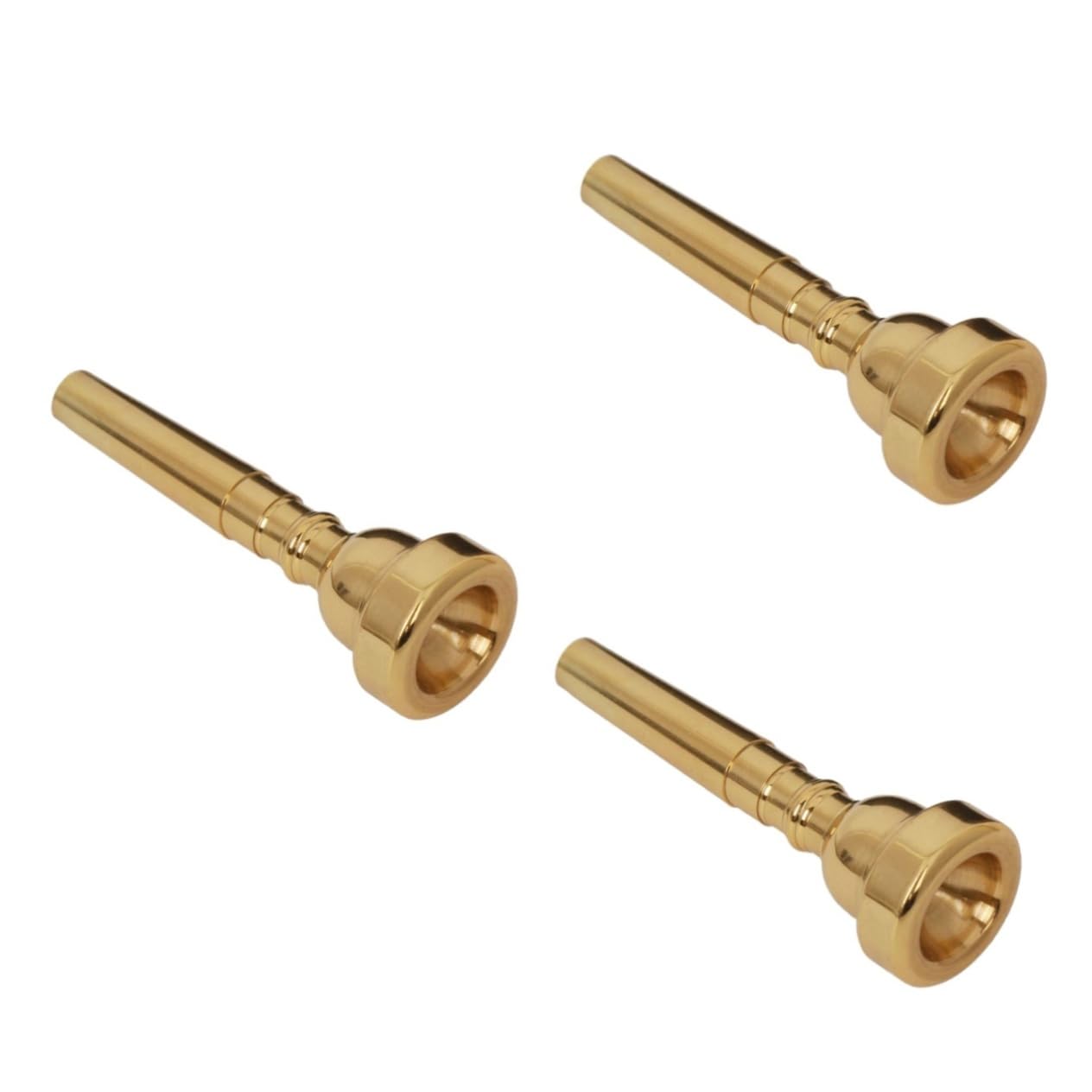 Abaodam Bocchino Di Ricambio Per Tromba Dorata 3 Pezzi Accessori in Rame Per Trombe