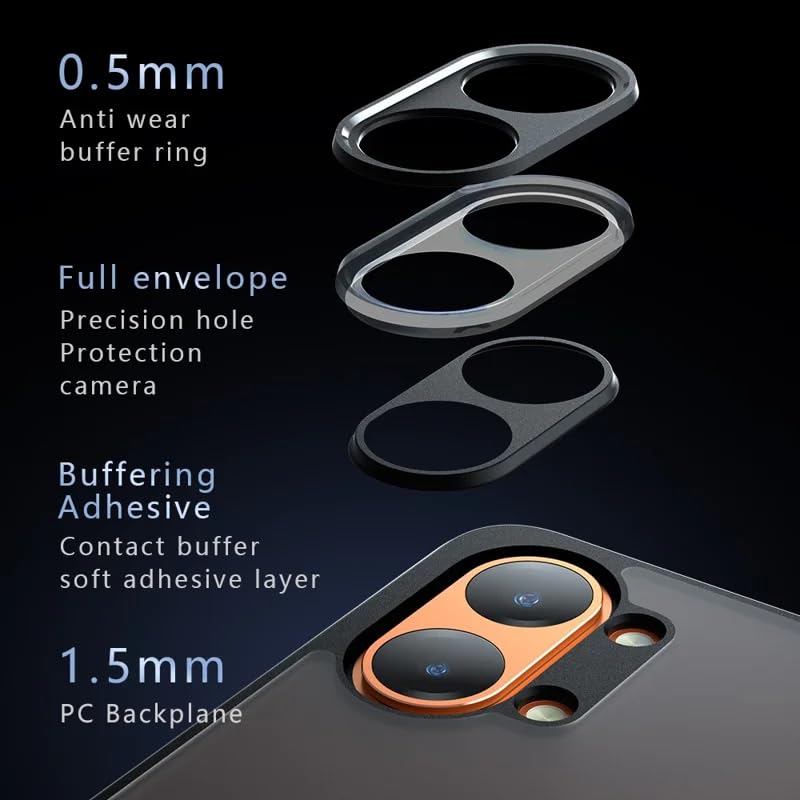 Image of Matte Frosted Back Case for Poco X8 Pro Max 5G, Black