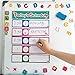 Lachilly 12 Pcs Daily Routines Schedule Cards, Schedule Pocket Chart Add-ons, DIY Visual Schedule for Toddlers, Classroom Decoration