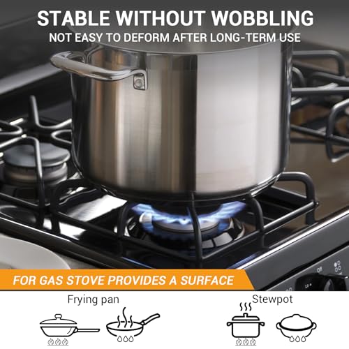 Image of Upgraded WB31K10034 Stove Burner Replacement for GE Gas Range Oven StoveTop Surface Grate JGBP29MEM1BS, WB31K10065,Cast Iron Stove Grate Rack for General Electric Stove Accessories 4Pcs