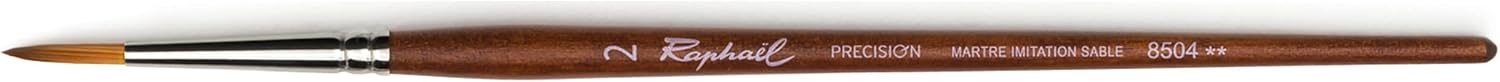 Raphael Precision Imitation Sable Brush, Round, 2