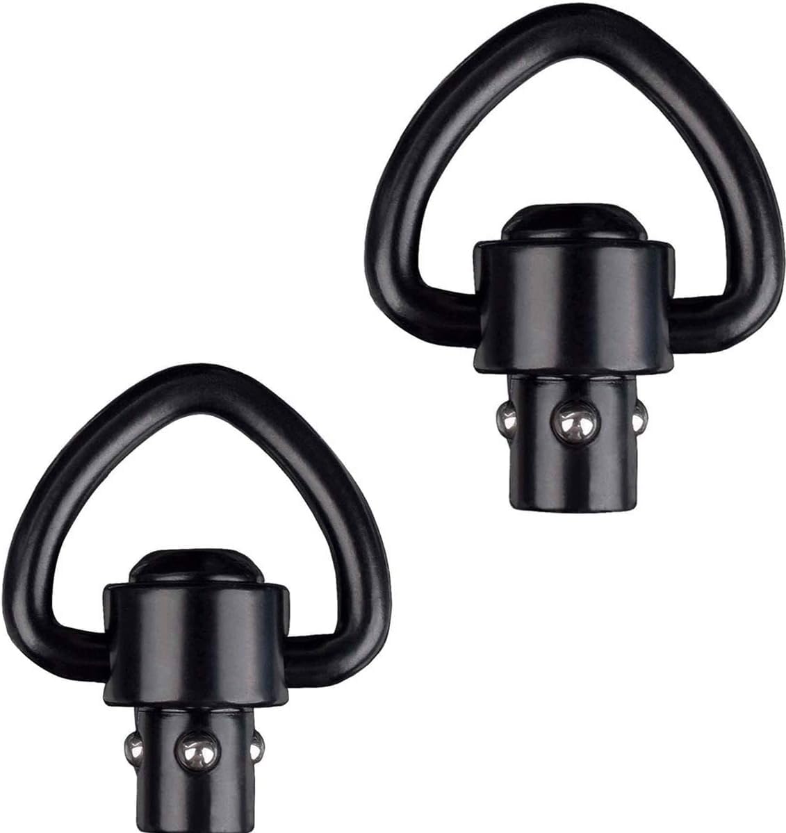 2 Pack Red Laser Sight for with Barrel Clamp Mount for Rifle Shot Gun Press Light Rail Black Mount and Button (qq Black)