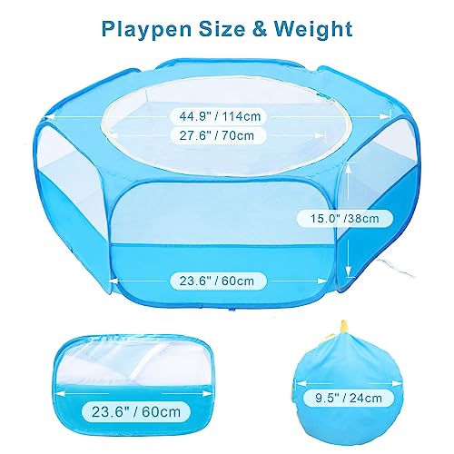 XIRGS barraca pequena de gaiola de animais, impermeável, pequena, caneta de brinquedo portátil para