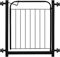 Portão Grade Pet Cães 69 cm Altura, Ajustável 68 a 73 cm e 78 a 83 cm com Extensor, Açomix, Preto