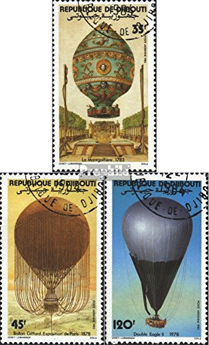 Prophila Collection Gibuti 358-360 (Completa Edizione) 1983 200 Anni Aviation (Francobolli per i Collezionisti) Aviazione
