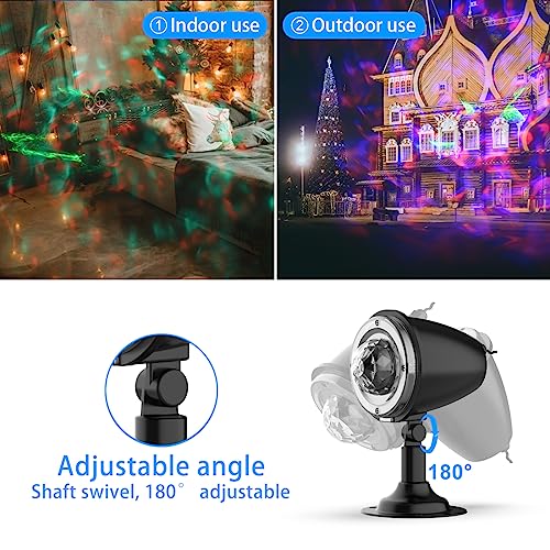 Somktn BL-DP-BJG Halloween Laser Projector Lights - Outdoor Waterproof Holiday Light Projector thumb #1