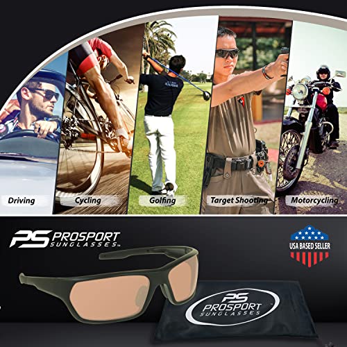 Image of proSPORT Blue Light Reducing High Definition HD Lens Sunglass TR90 Sport Frame Men Women